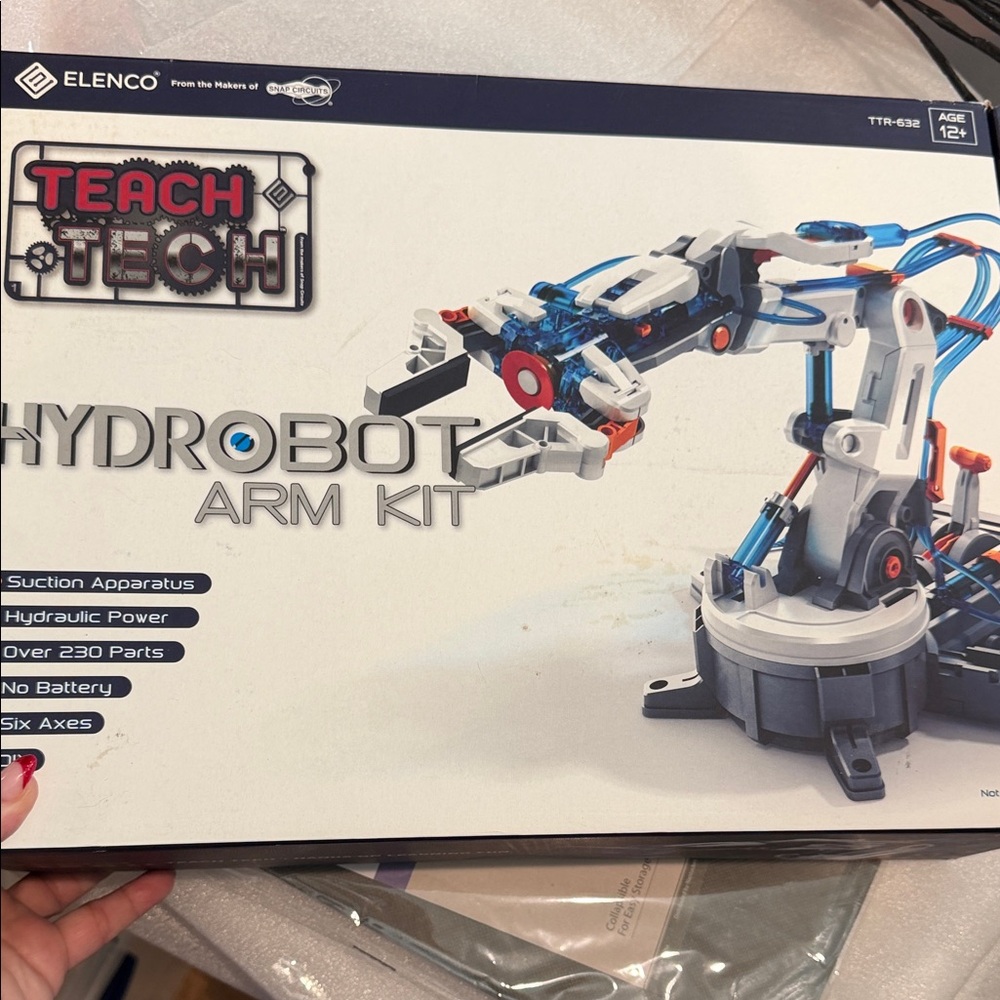 Elenco Teach Tech Hydrobot Arm Kit - Blue and White